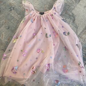 Adorable Twirly Mermaid Dress.  Zunie Girls Pink Mermaid Dress